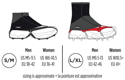 Kahtoola Connect Gaiter Mid (Gray/Plum, Large/Extra Large) #TOP4