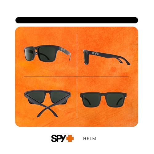 Image of Spy Helm Square Sunglasses for Men for Women +BUNDLE with ACCESSORY EYEWEAR KIT