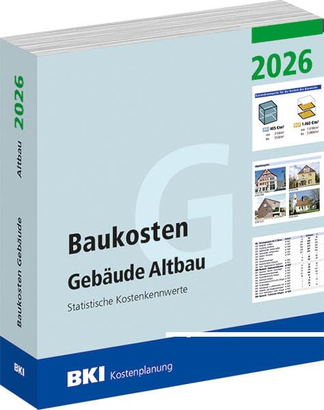 BKI Baukosten Gebäude Altbau 2026