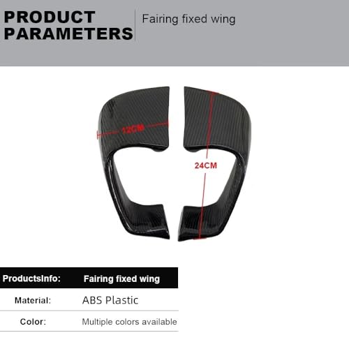 Ailerons latéraux pour YZF-R1 en carbone look fixe - 4