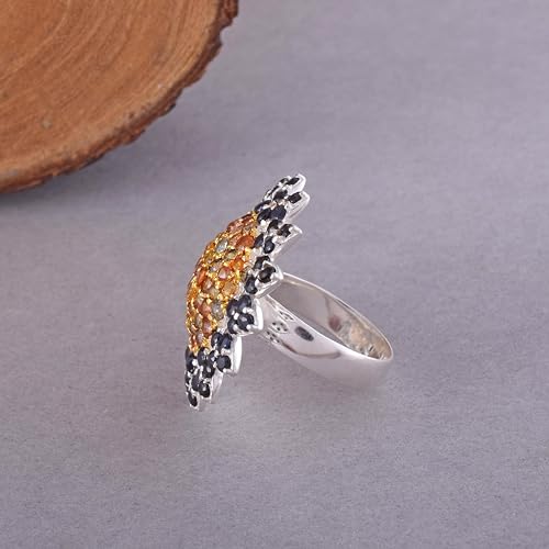 Bague ajustable large onyx noir argent 925 résolvant les problèmes de taille