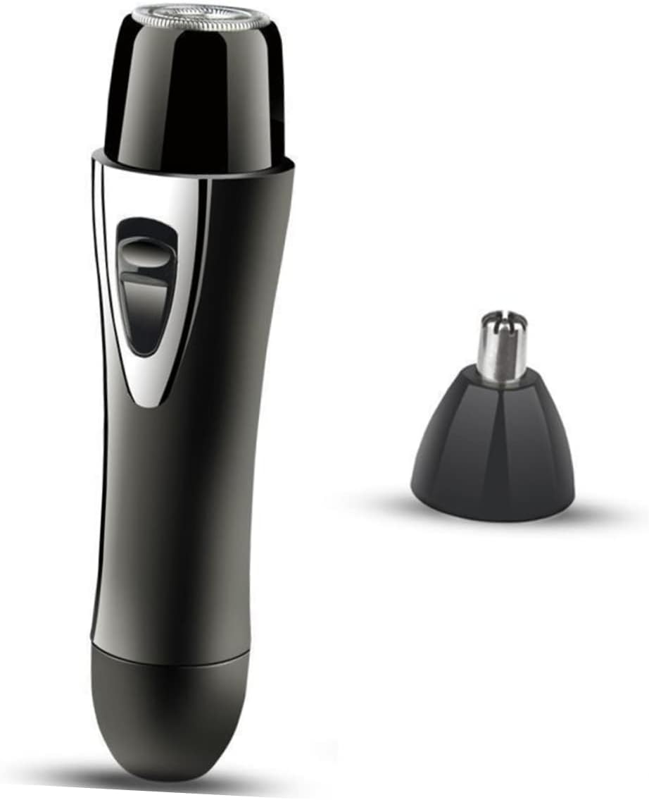 Women's Removal Device Painless Facial Epilator Nose Trimmer for Smooth Skin Cutter for Home Use Black