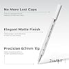 JusArt 3 Pack White Permanent Markers, 0.7mm Fine Point White Acrylic Markers for Rock Painting, Art Projects, Ceramic, Glass, Wood, Metal, Fabric, DIY, Ideal Paint Marker for Art Supplies #3