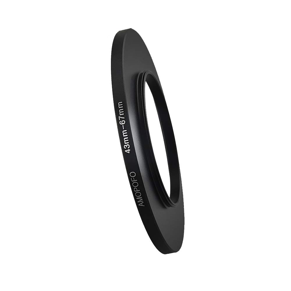 Anello Adattatore Filtro 67mm A 52mm - In Alluminio, Per Obiettivi Fotocamera, Nero - Foto 2