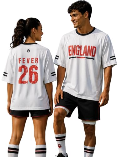 Image of Pump'd Unisex Oversized Round Neck Jersey Tshirt | Graphic Tees | Supreme Comfort | Effortless Style Oversized T Shirt for Men & Women | Football Jersey | Addition | 2026