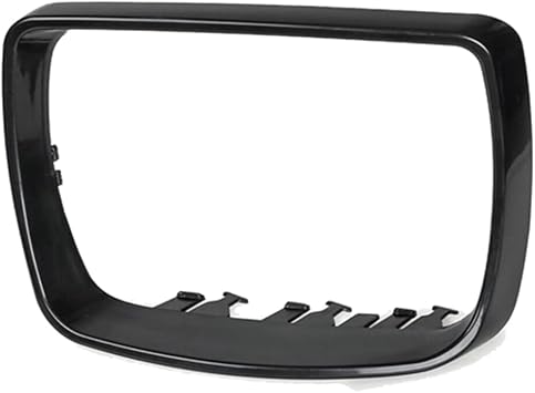 Rear View Mirror Cover Side Mirror Cap for Car Door Mirror Housing Cover Cap with Trim Ring Compatible with BMW X5 E53 2000-2006, 3.0i E53 2002-2003, 4.4i E53 2002-2003, Left Driver Side