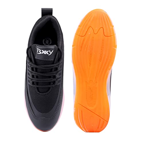 BXXY Men's 3 Inch Hidden Height Increasing Casual Sports Lace-Up Shoes with Airmix Sole.