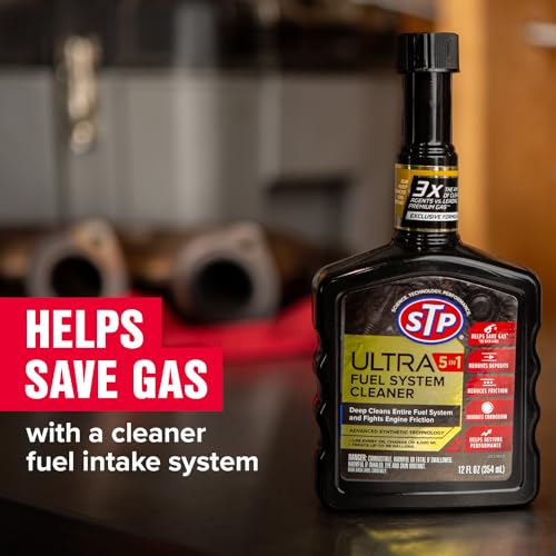 STP Ultra 5-in-1 Fuel System Cleaner and Fuel StabilizerÃ???Ã? (12 fl. oz.).