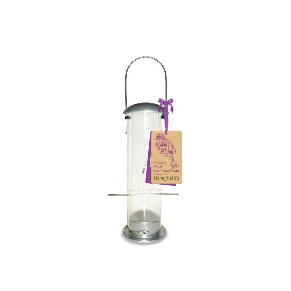 Honeyfields 71484997 Hanging Wild Bird Seed Feeder, Urban Garden Design in Black & Metal , 20.0 cm*11.2 cm*11.2 cm — view 5