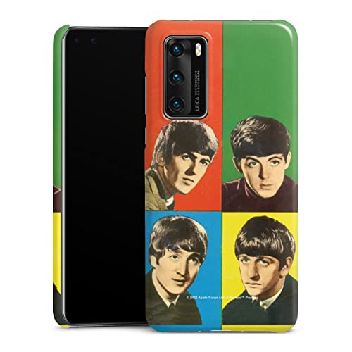 DeinDesign Coque Compatible avec Huawei P40 Étui Housse Rock ‘n’ Roll Visages The Beatles - Les Beatles, Paul McCartney, John Lennon, RIngo Starr, George Harrison DeinDesign Coque Compatible avec Huawei P40 Étui Housse Rock 'n' Roll Visages The Beatles