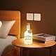 Led Flaschenlicht mit Spruch, Geschenke zur Hochzeit, Beleuchtete Dekoflasche mit Stopfen, Verlobungsgeschenk, Geschenke für Freundin Valentinstag, Leuchtflasche Hochzeitstag Geschenk für Frau (HL)