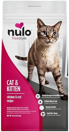 Nulo Freestyle Cat & Kitten Dry Food - Chicken & Cod Recipe, High...