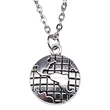 Collar con colgante de globo de 24 x 20 mm para mujer