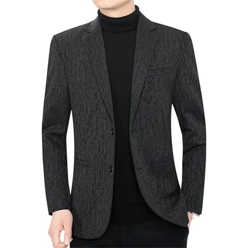 Men Black Casual Blazers Jackets Solid Business Suits Coats Blazers Slim Single Breasted tops2