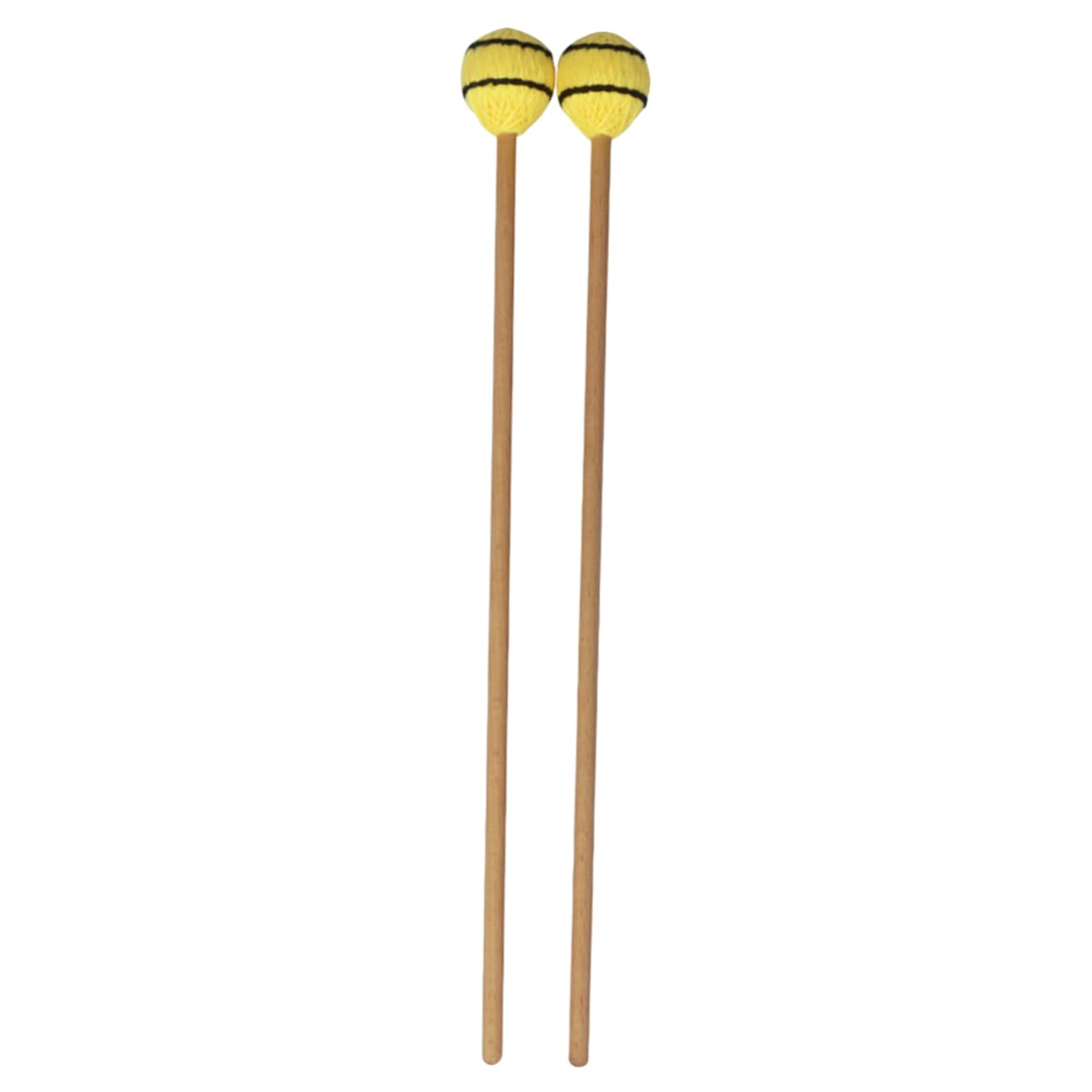 HANABASS 1 par Mallets de Marimba de Azul de Media con Mango de Haya para Jugadores Avanzados de Baquetas de Percusión para Interior y Exterior