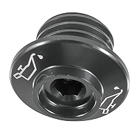 Aluminum Motorcycle Engine Oil Filler Cap - M19x2.5 Thread, Red, Fits Ducati Panigale, Honda, Kawasaki, Triumph - View #6