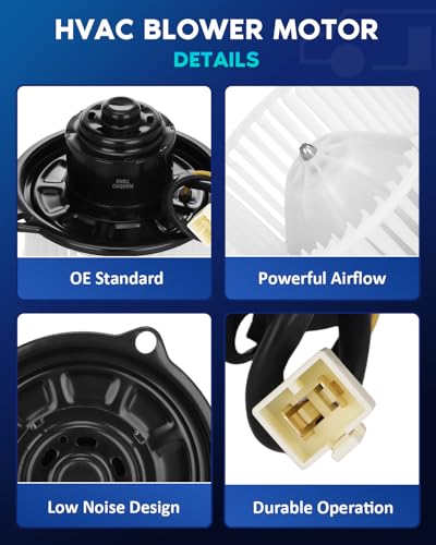 Image of BDELI HVAC Front Blower Motor Fit for 94-98 RAM 1500, 94-01 RAM 2500 | 94-98 DODGE RAM 3500, 93-98 JEEP GRAND CHEROKEE: 700010, PM3905 PM3788 4720006