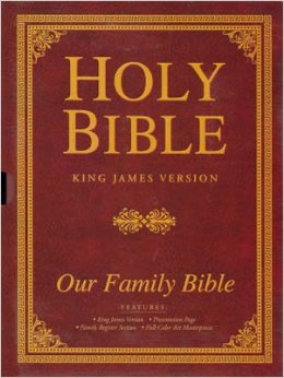 Hardcover Our Family Bible - Holy Bible, King James Version, Regency, 707W Book