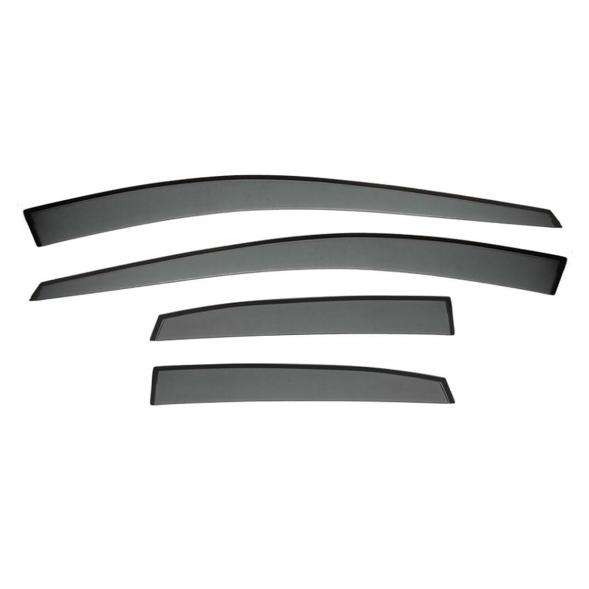 Deflectores Viento Heko Nissan Qashqai MK1 2007-2013 – Tintados Negro, Polonia
