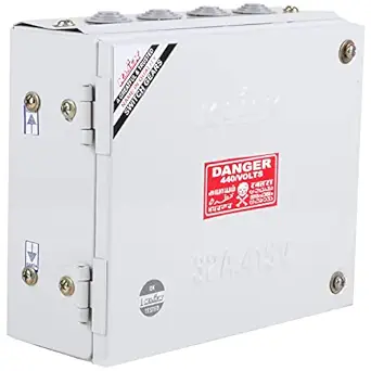 Klick Busbar Switch Metal Box, Heavy Duty, MCB Distribution Box, Fire Retardant, Electrical Accessories for Home & Offices (32 Amps)