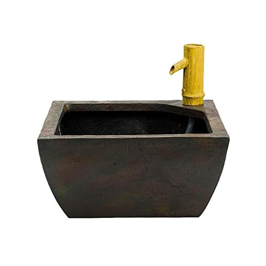 Aquascape Aquatic Patio Pond Water Garden with Bamboo Fountain, 16-Inch | 78197