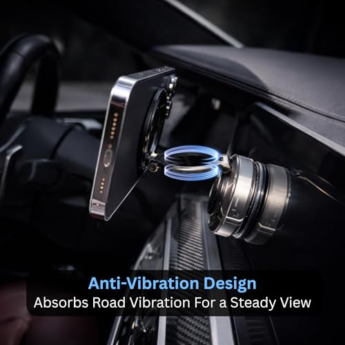 GraviX Magnetic Car Phone Holder for MagSafe, Powerful Magnet, Strong Suction, Anti-Vibration ARM, 360° Adjustable Dashboard & Windshield Car Mount - Image 6