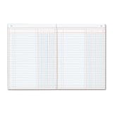 NATIONAL Brand Granite Series Columnar Book, 3 Columns, Patina Blue, 9.25 x 7