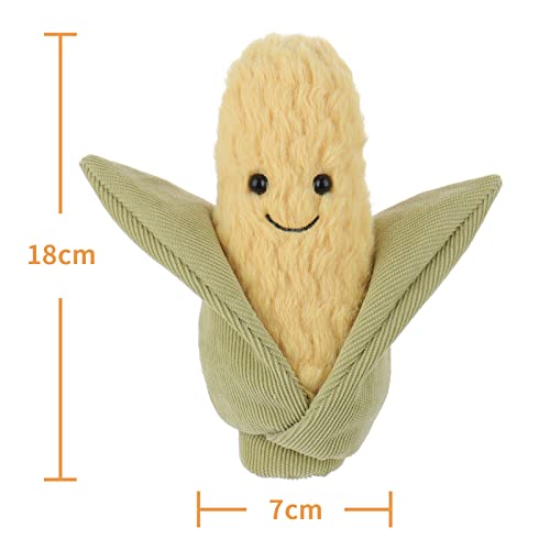 Apricot Lamb Toys Plush Pure corn Stuffed Animal Soft Cuddly Perfect for Child, Brown, Small - Image 2