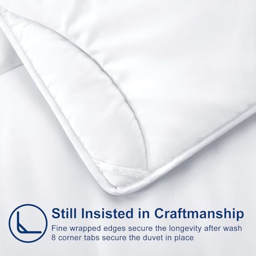 Image of MEELUS Lightweight Comforter Cooling White, All Season Duvet Insert