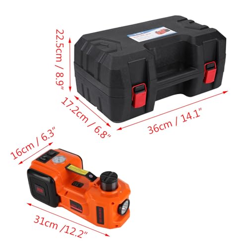 5Ton 12V DC Car Electric Hydraulic Floor Jack Lift Emergency Equipment for Roadside Tire Change