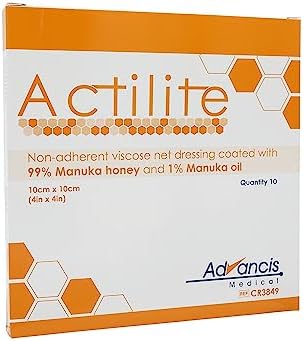 Advancis Medical 99XX0067 Actilite Dressing, 10cm x 10cm, Pack of 10