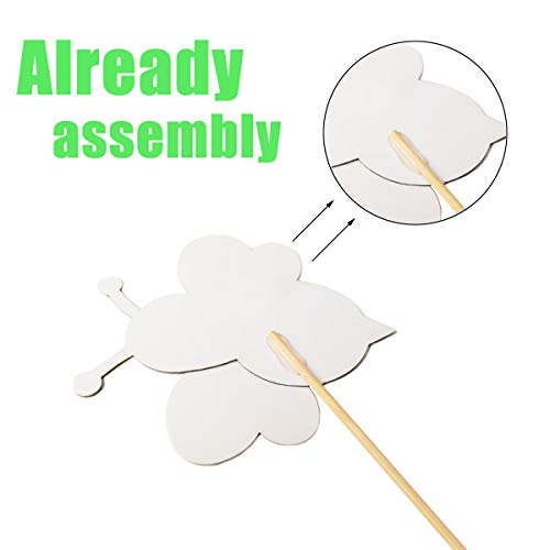 25 Pcs Glitter What Will It Bee Cake Topper Bumble Bee Cupcake Toppers Bee Pupa Cupcake Toppers Gender Reveal Party Decorations Desserts Supplies For Baby Shower Bee Themed Birthday Party Photo Props #TOP4