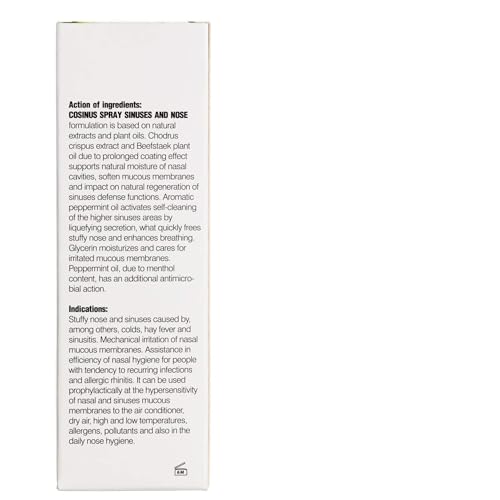 Nasenspray Cosinus von Pharmacy Laboratories, 60 ml zur Nasenreinigung