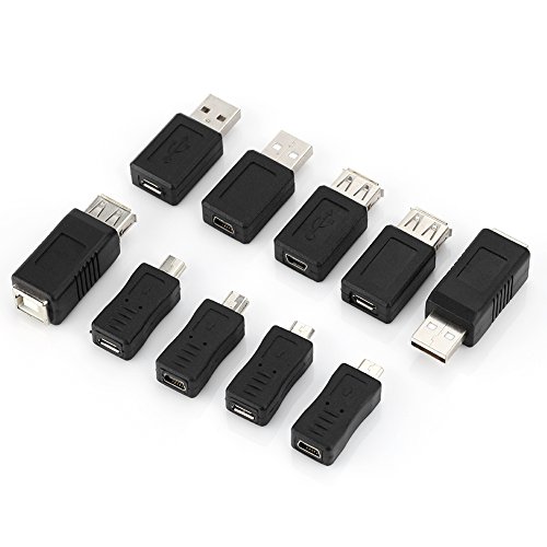 Adaptateur USB 2.0 coudé Micro Type B pour un bureau bien rangé