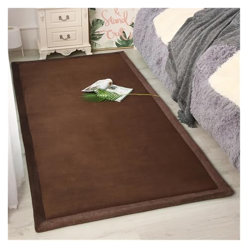 Tapis épais et moelleux en molleton antidérapant isolant phonique pour salon