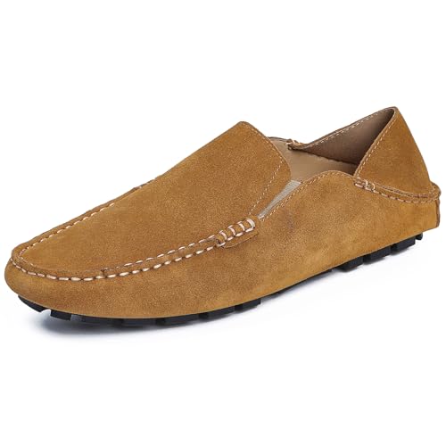 Image of Go Tour Handmade Mens Casual Loafers Moccasins Slip On Driving Shoes
