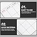 OSALADI 2pcs Household Magnetic Schedule Board Dry Erase Fridge Planner Remind Important Events Soft Magnetic Message Board for Home Organization