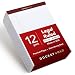 TOPS Docket Gold Writing Pads, 8-1/2 x 11-3/4, Legal Rule, White Paper, 50 Sheets, 12 Pack (63960)