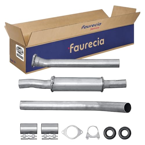 HELLA Silencieux avant 8LB366022-431 Compatible avec: RENAULT MEGANE I, MEGANE I Classic