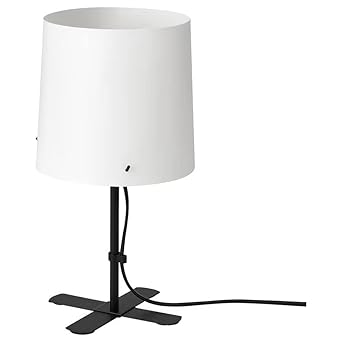 Ikea Table lamp, Black/White, 31 cm (12 