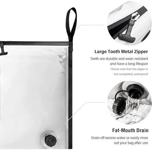 Buffalo Gear Insulated Fish Cooler Bag Portable Fish Kill Bag Keep Ice-cold More Than 48 Hours,48×18in White by Buffalo Gear - Image 3