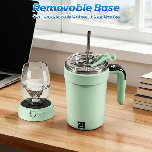 Taza automática auto mezcla recargable de 380 ml miniatura 5