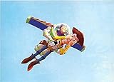 Woody Buzz Lightyear fly trading card Toy Story Disney 1995#29