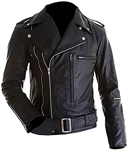 Terminator 2 Judgment Day Schwarzenegger Black Leather Jacket