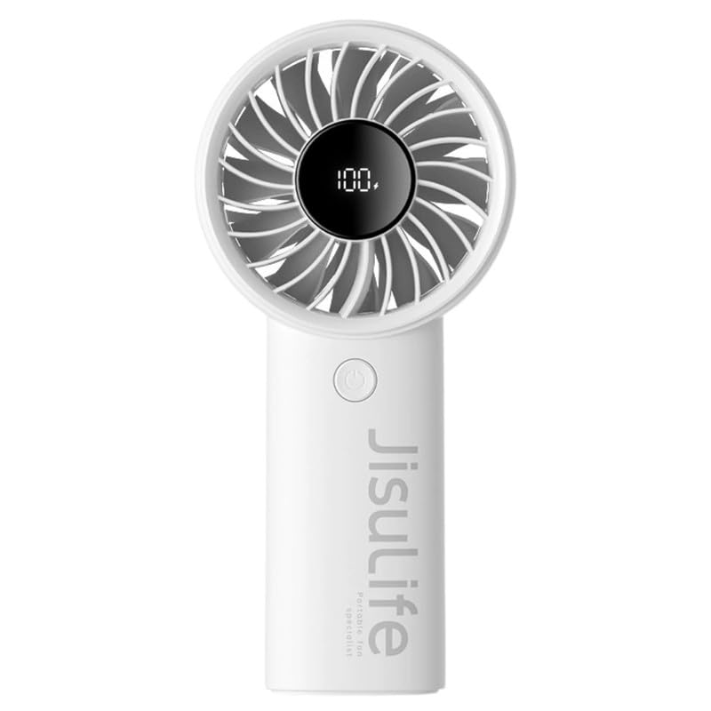 Mastyle® Handheld Fan with 5-Speed Turbo Wind Pro | Portable Rechargeable Fan with LED Display | 300mAh-500mAh Internal Battery for Summer Cooling-image-17