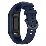 REYDA Silicone Band Compatible for Garmin Vivosmart 5, Soft Flexible Breathable Silicone Watch Band Sport Wristband Metal Buckle Bracelet Replacement Band for Garmin Vivosmart 5 Fitness Tracker