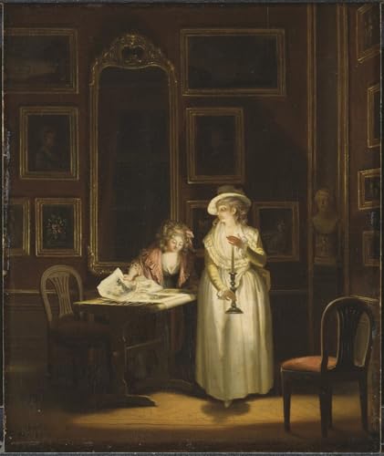 Tableaux d'art célèbres Pehr Hilleström salon chic