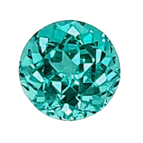 Tourmaline Paraiba gemme ronde 6mm bricolage bague pendentif et collier
