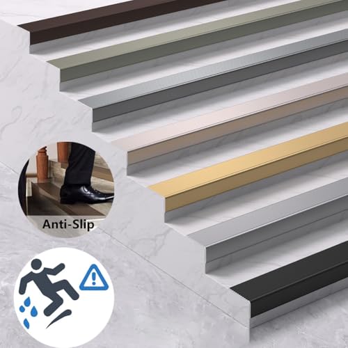 Borde de aluminio para escalera ideal para alfombras 3