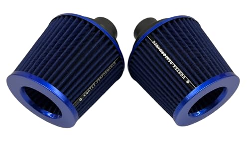 Dual Cone Air Filters for BMW N54 335i E90 E92 - Blue
